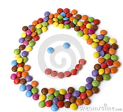 Colorful candies Stock Photo