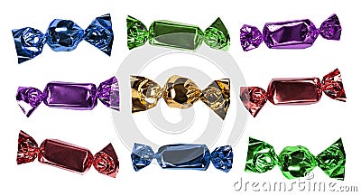 Colorful candies Stock Photo