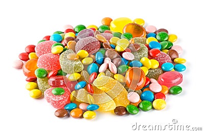 Colorful candies Stock Photo