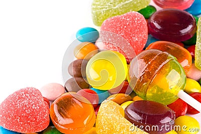 Colorful candies Stock Photo