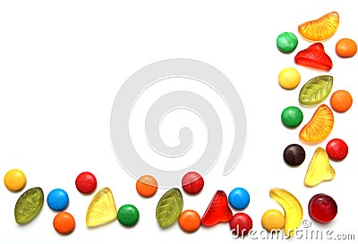 Colorful candies Stock Photo