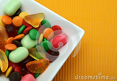 Colorful candies Stock Photo