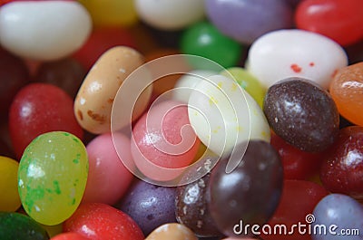 Colorful candies close view Stock Photo