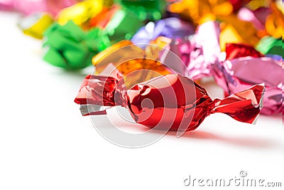 Colorful candies collection Stock Photo