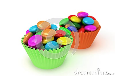 Colorful candy Stock Photo