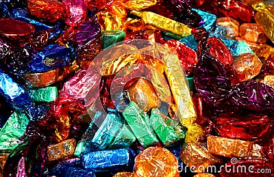 Colorful candy Stock Photo