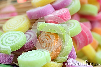 Colorful candy background Stock Photo