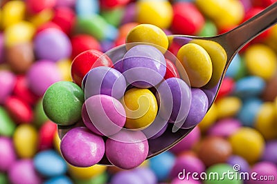 Colorful Candy Beans Stock Photo