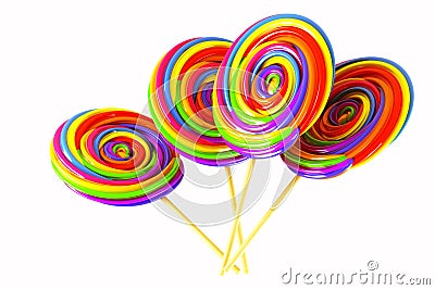 Colorful Candy Lolly Stock Photo