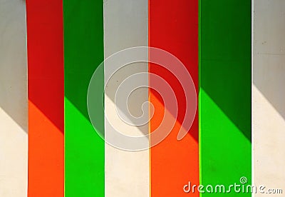 Colorful cement wall Stock Photo