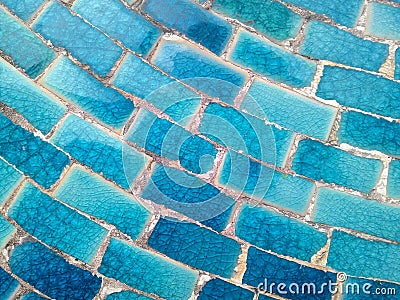 Colorful ceramic tile patterns background Stock Photo