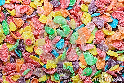 Colorful cereal Stock Photo