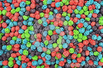 Colorful cereal Stock Photo