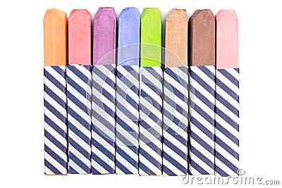 Colorful Chalk Stock Photo