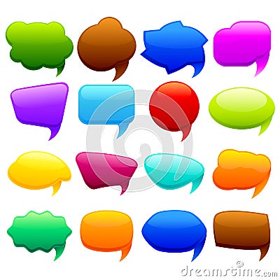 Colorful Chat Bubble Vector Illustration