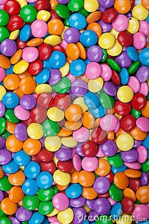 Colorful Chocolate Candy Stock Photo