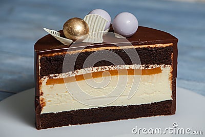 Fresh and sweet dessert cakes Stock Photo