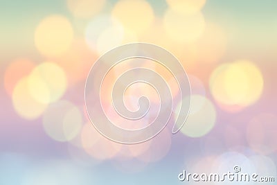 Colorful circles of colorful bright light abstract background with bokeh defocused lights Stock Photo