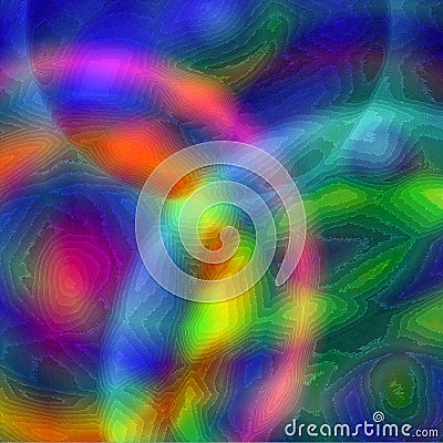 The colorful circles are stratified into many scales of different shapes and sizes, creating an interesting pattern. Stock Photo