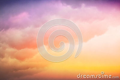 Colorful Cloud Gradient Stock Photo