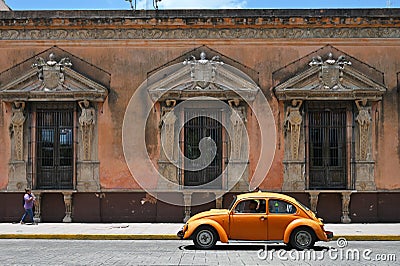 Colorful colonial style buildings Editorial Stock Photo