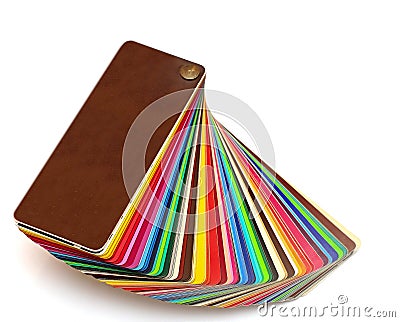 Colorful color guide Stock Photo