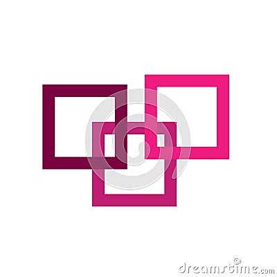 Colorful Company logo Stock Photo