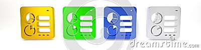 Colorful Computer api interface icon isolated on white background. Application programming interface API technology Cartoon Illustration