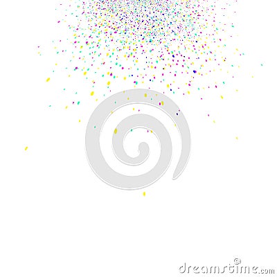 Colorful confetti scatter splash celebration party abstract back Vector Illustration