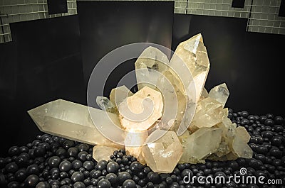 Colorful crystal stones Stock Photo