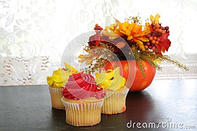 Colorful Cupcake Stock Photo