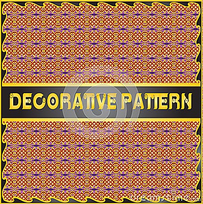 Colorful decorative geometric pattern background Stock Photo