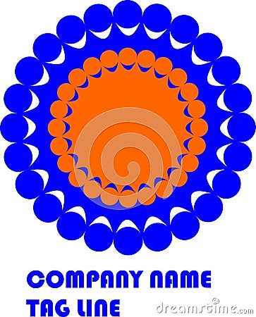 Colorful design logo for business Vector Illustration