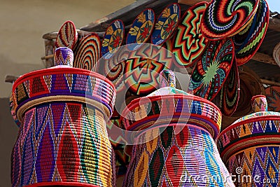 African Craft Market, Axum, East Africa Stock Photo