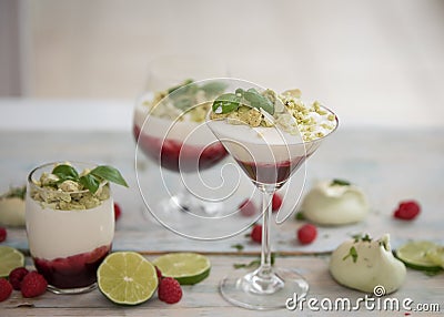 Colorful dessert Stock Photo