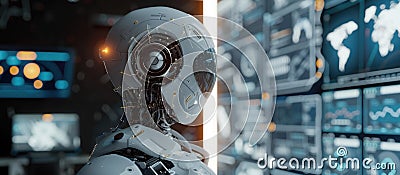 Cuttingedge data flow with lights and digital patterns for a futuristic and dynamic experience AIG62 Stock Photo