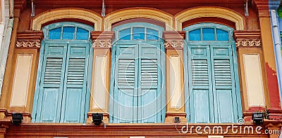 Colorful doors Stock Photo