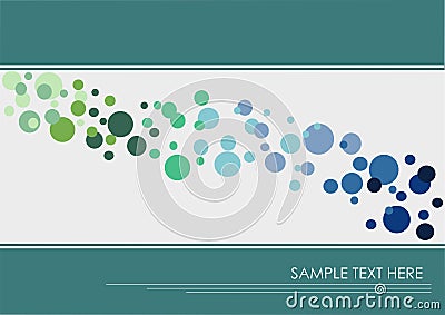 Colorful dotted background Vector Illustration