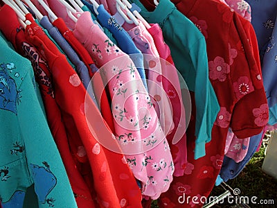 Colorful Dresses Stock Photo