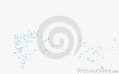 Colorful Dust Transparent Transparent Background. Vector Illustration