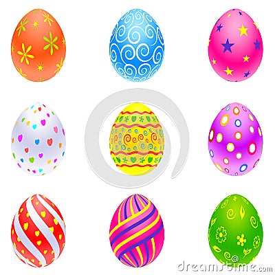 Colorful Easter Egg Vector Illustration