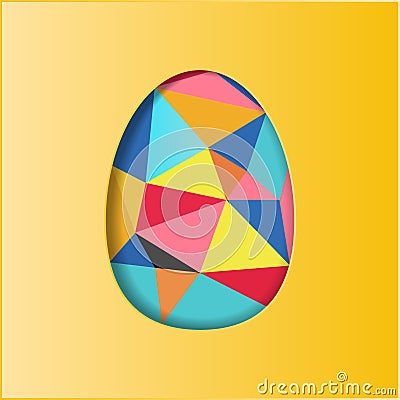 Colorful easter eggs design Vector Illustration