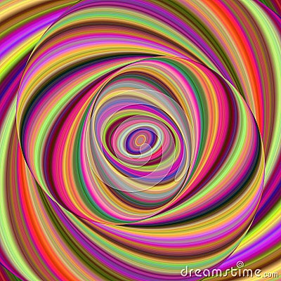 Colorful ellipse digital art background Vector Illustration