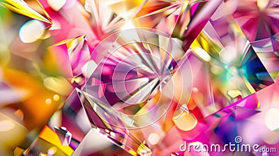 Colorful Emitter Glass Stock Photo