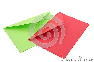 Colorful envelopes Stock Photo