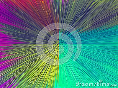 Colorful explosive abstract background of multicolored sharp peaks. Texture for presentation and advertising design Stock Photo