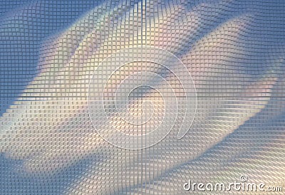 Colorful extrude abstract background Stock Photo