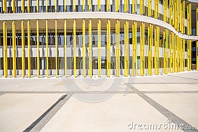 Colorful building fasade Stock Photo