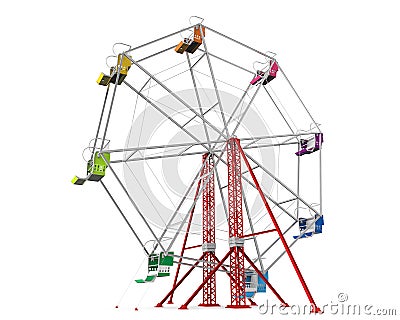 Colorful Ferris Wheel Stock Photo