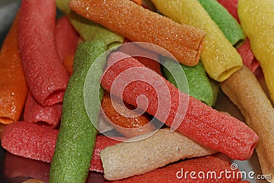 Colorful finger roll fresh dish Stock Photo